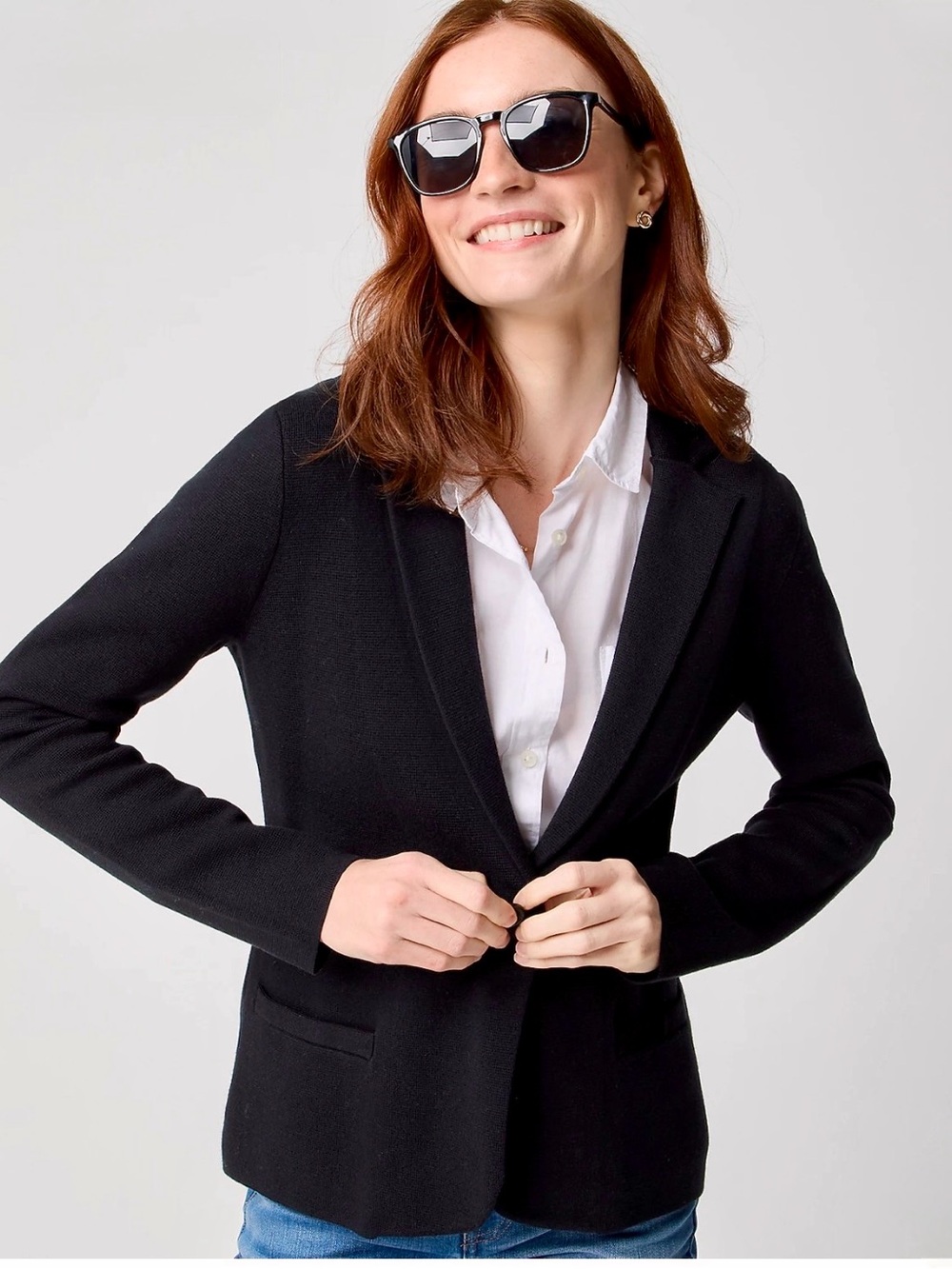 J. Crew schoolboy sweater-blazer